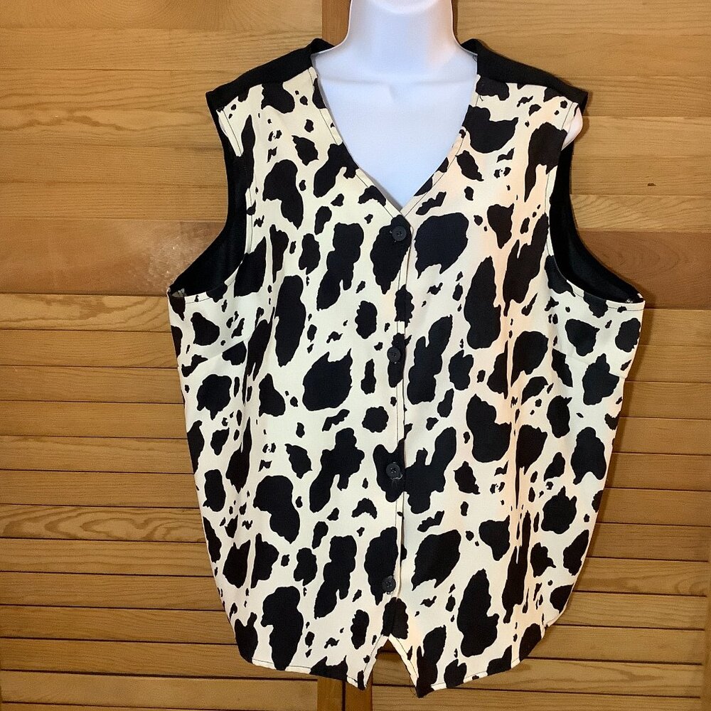 * Bentley White/Black Vest 1X NWT